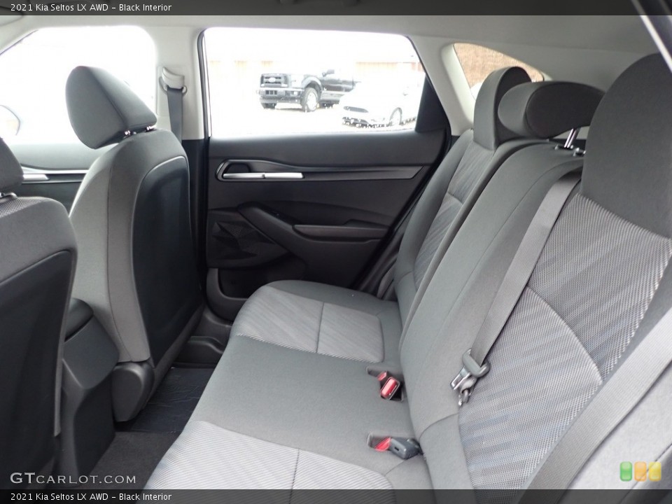 Black Interior Rear Seat for the 2021 Kia Seltos LX AWD #137383804
