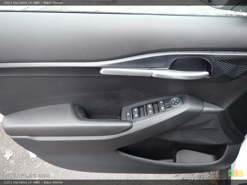 Black Interior Door Panel for the 2021 Kia Seltos LX AWD #137383849