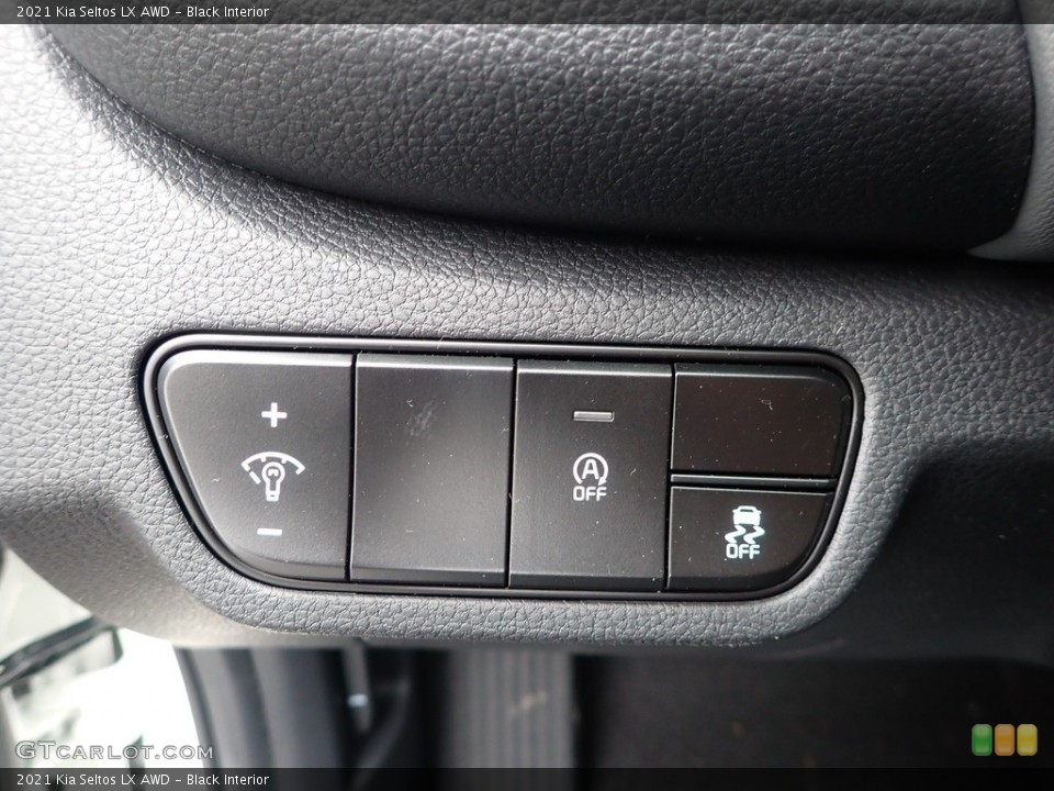 Black Interior Controls for the 2021 Kia Seltos LX AWD #137383873