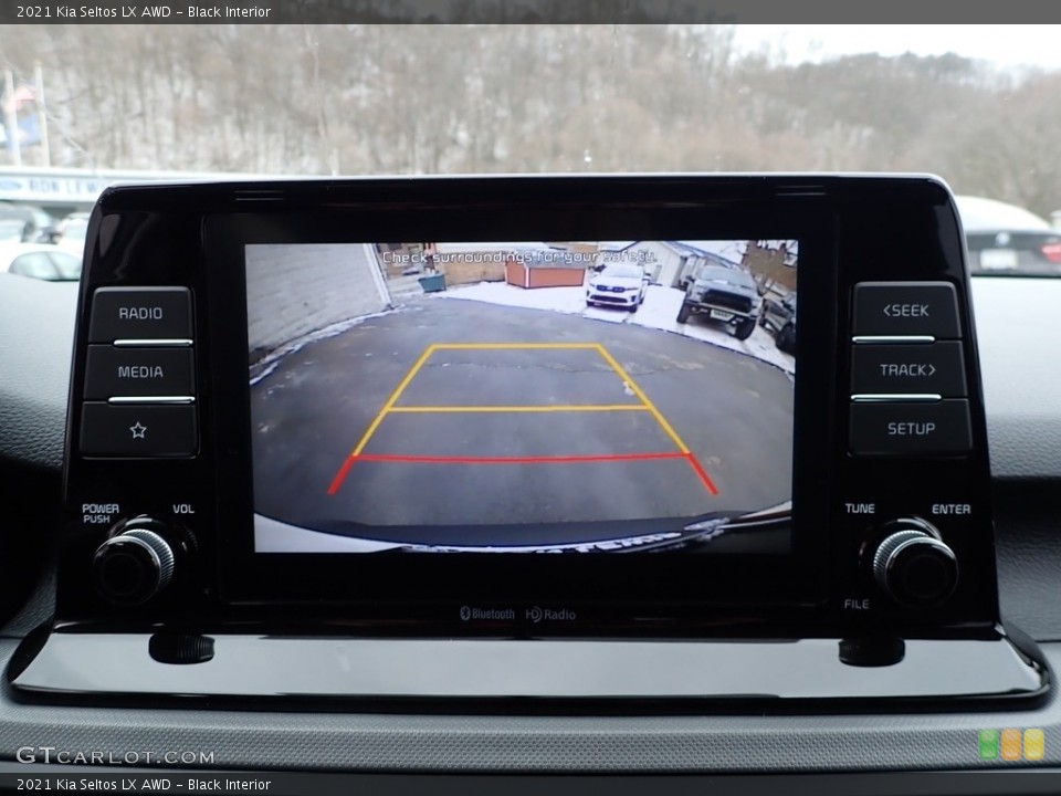 Black Interior Controls for the 2021 Kia Seltos LX AWD #137383945