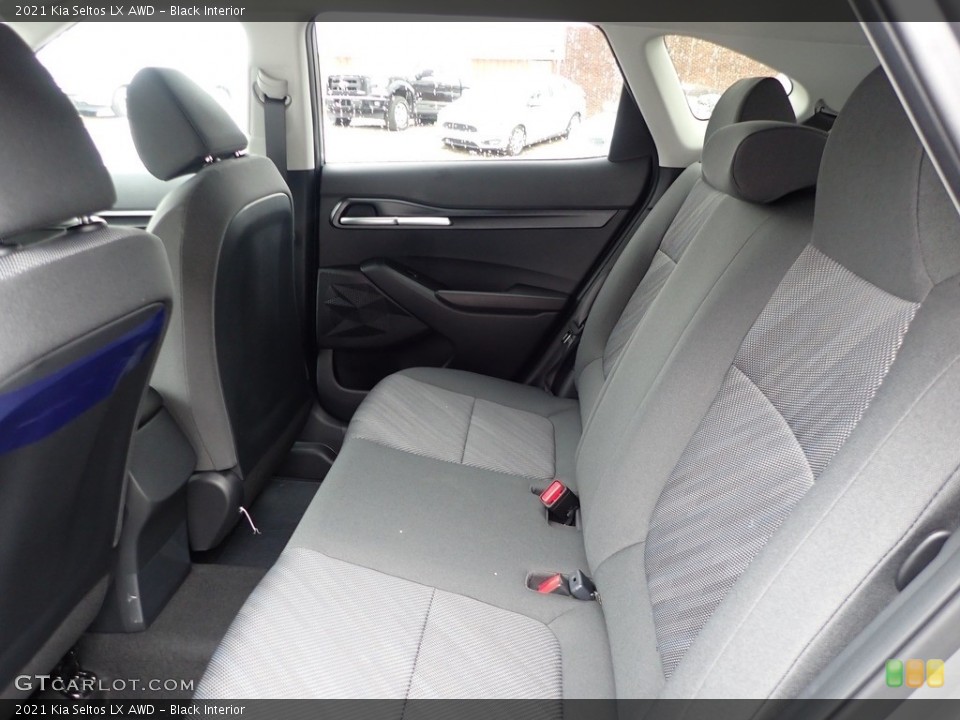 Black Interior Rear Seat for the 2021 Kia Seltos LX AWD #137384278