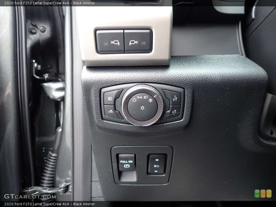 Black Interior Controls for the 2020 Ford F150 Lariat SuperCrew 4x4 #137385370