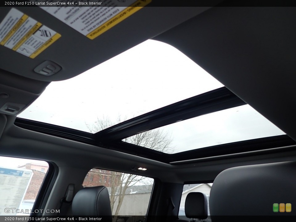 Black Interior Sunroof for the 2020 Ford F150 Lariat SuperCrew 4x4 #137385475