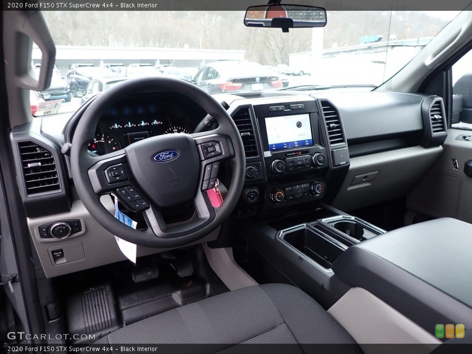 Black Interior Photo for the 2020 Ford F150 STX SuperCrew 4x4 #137386891