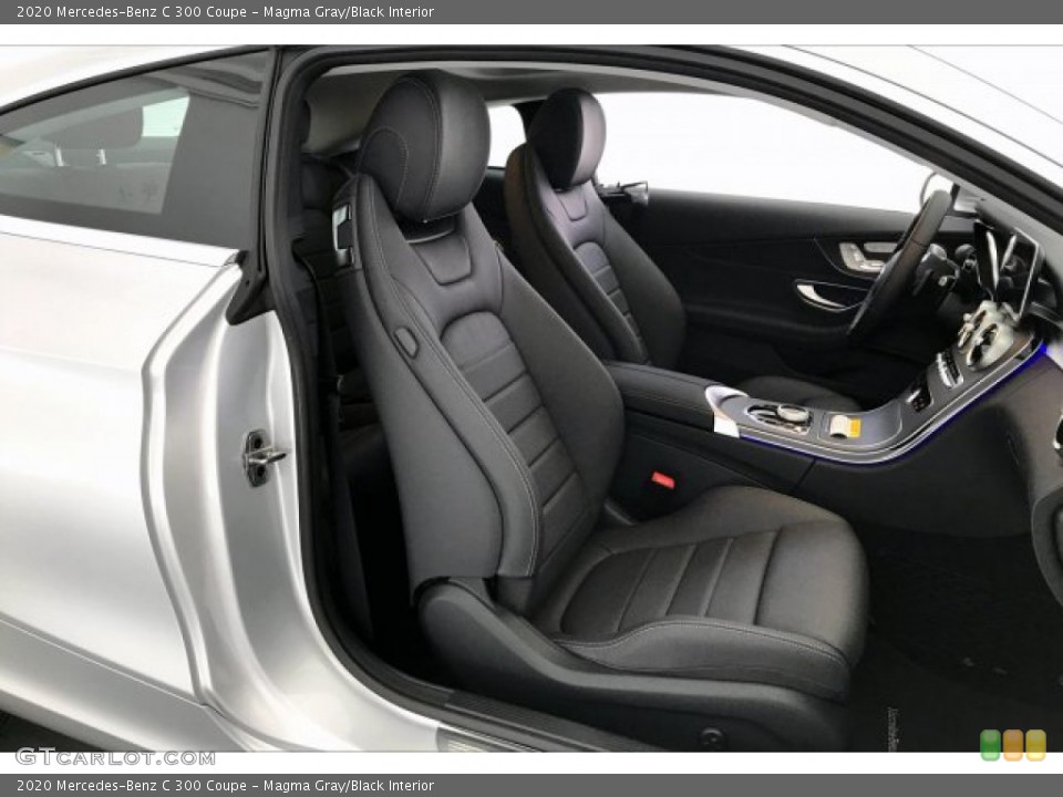 Magma Gray/Black Interior Front Seat for the 2020 Mercedes-Benz C 300 Coupe #137392093