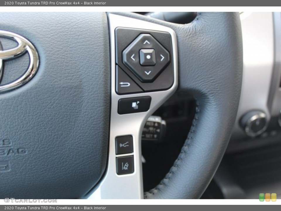 Black Interior Steering Wheel for the 2020 Toyota Tundra TRD Pro CrewMax 4x4 #137396044