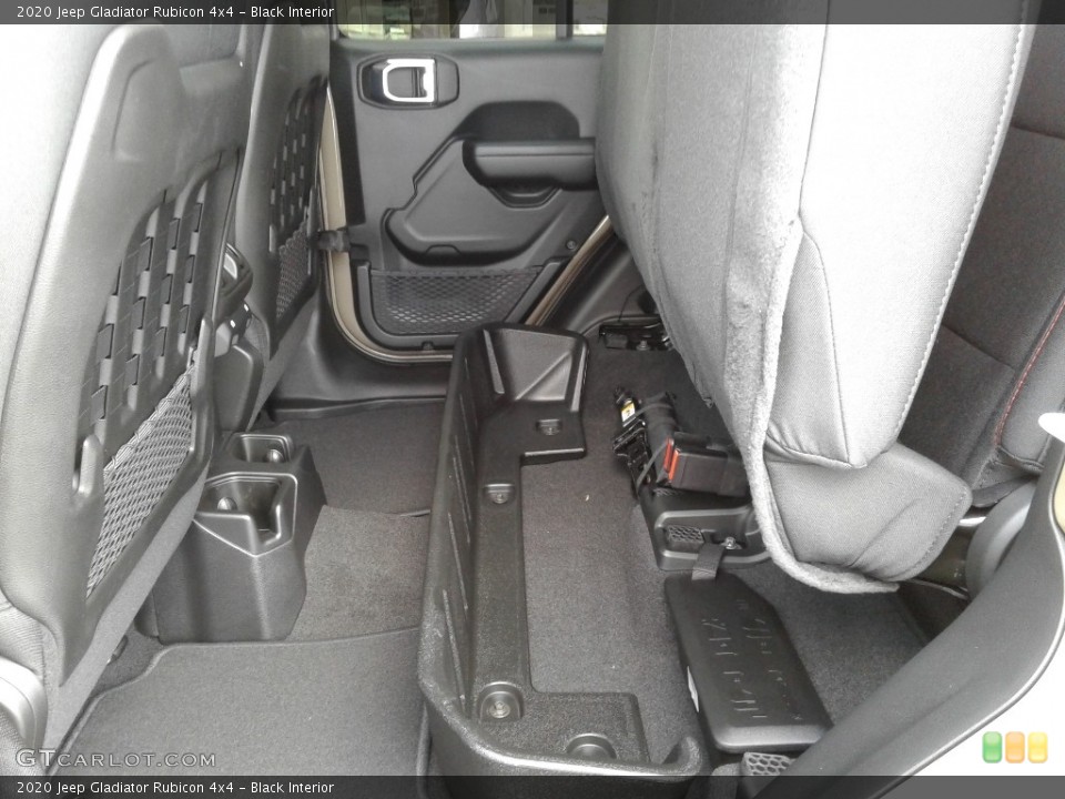 Black Interior Rear Seat for the 2020 Jeep Gladiator Rubicon 4x4 #137398854