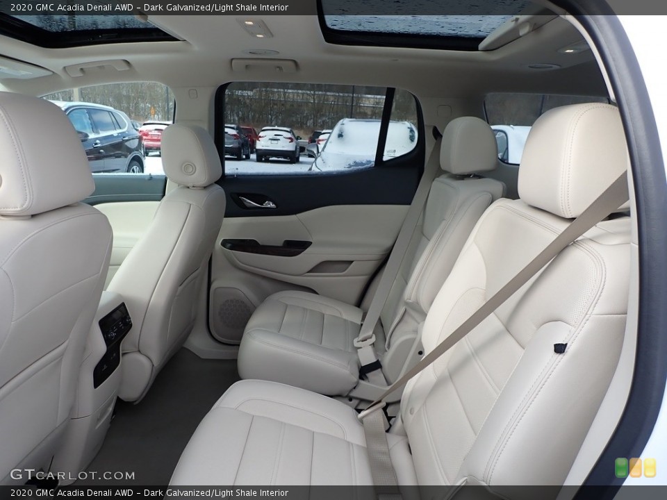 Dark Galvanized/Light Shale Interior Rear Seat for the 2020 GMC Acadia Denali AWD #137408448