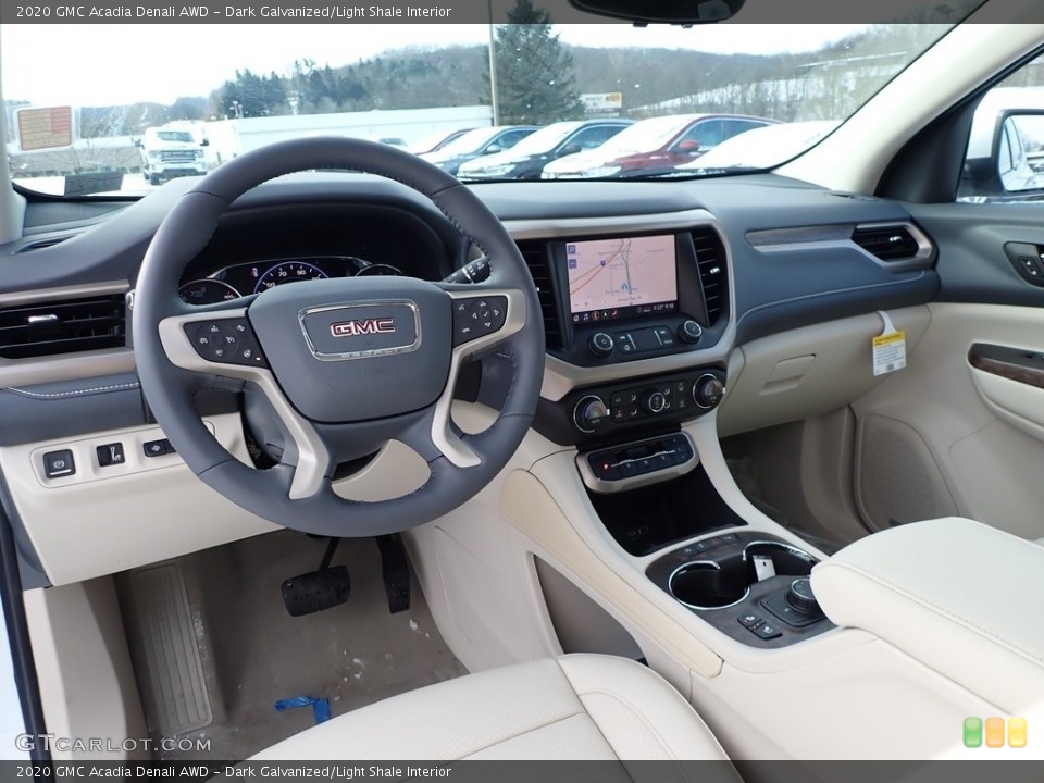 Dark Galvanized/Light Shale Interior Photo for the 2020 GMC Acadia Denali AWD #137408472