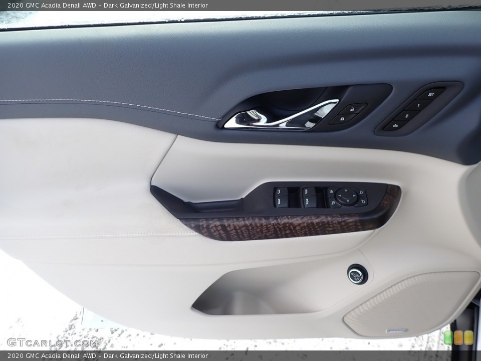 Dark Galvanized/Light Shale Interior Door Panel for the 2020 GMC Acadia Denali AWD #137408496