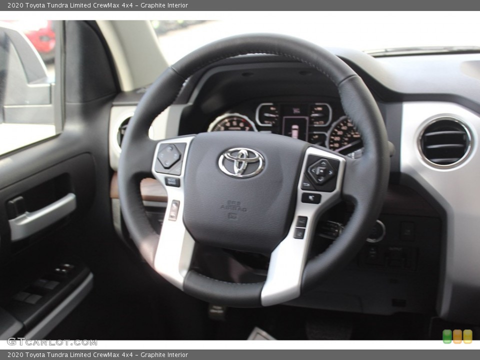 Graphite Interior Steering Wheel for the 2020 Toyota Tundra Limited CrewMax 4x4 #137414808
