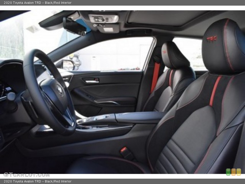 Black/Red 2020 Toyota Avalon Interiors