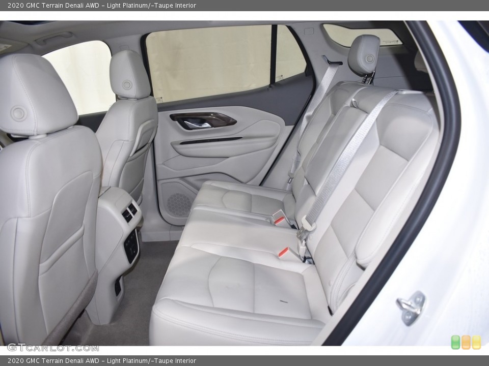 Light Platinum/­Taupe Interior Rear Seat for the 2020 GMC Terrain Denali AWD #137424712