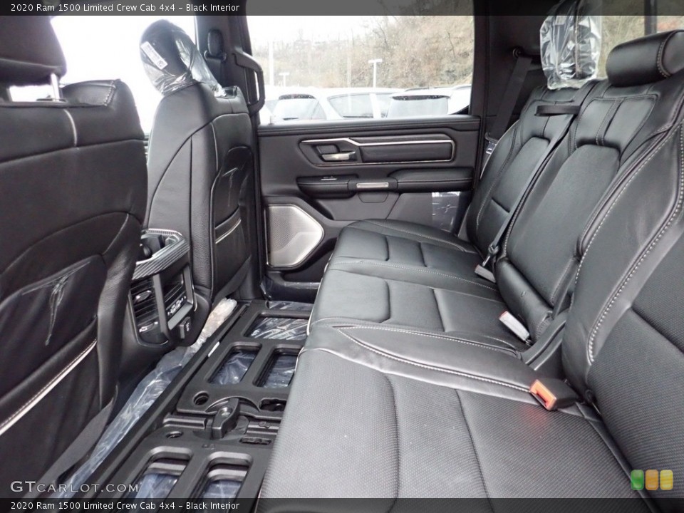 Black Interior Rear Seat for the 2020 Ram 1500 Limited Crew Cab 4x4 #137431648