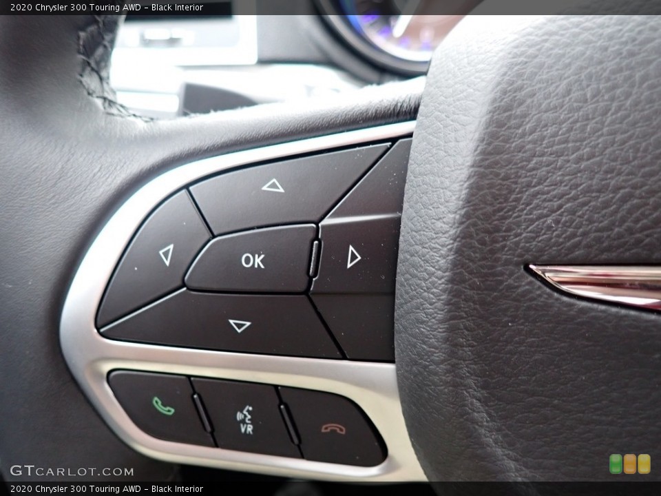 Black Interior Steering Wheel for the 2020 Chrysler 300 Touring AWD #137435671