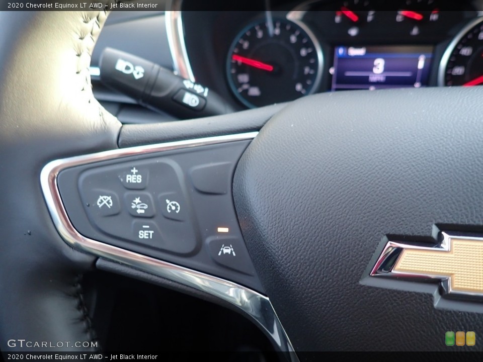 Jet Black Interior Steering Wheel for the 2020 Chevrolet Equinox LT AWD #137442947