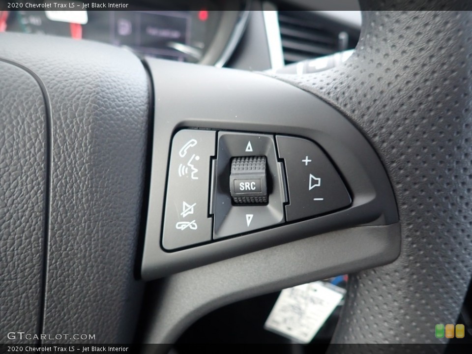 Jet Black Interior Steering Wheel for the 2020 Chevrolet Trax LS #137446388