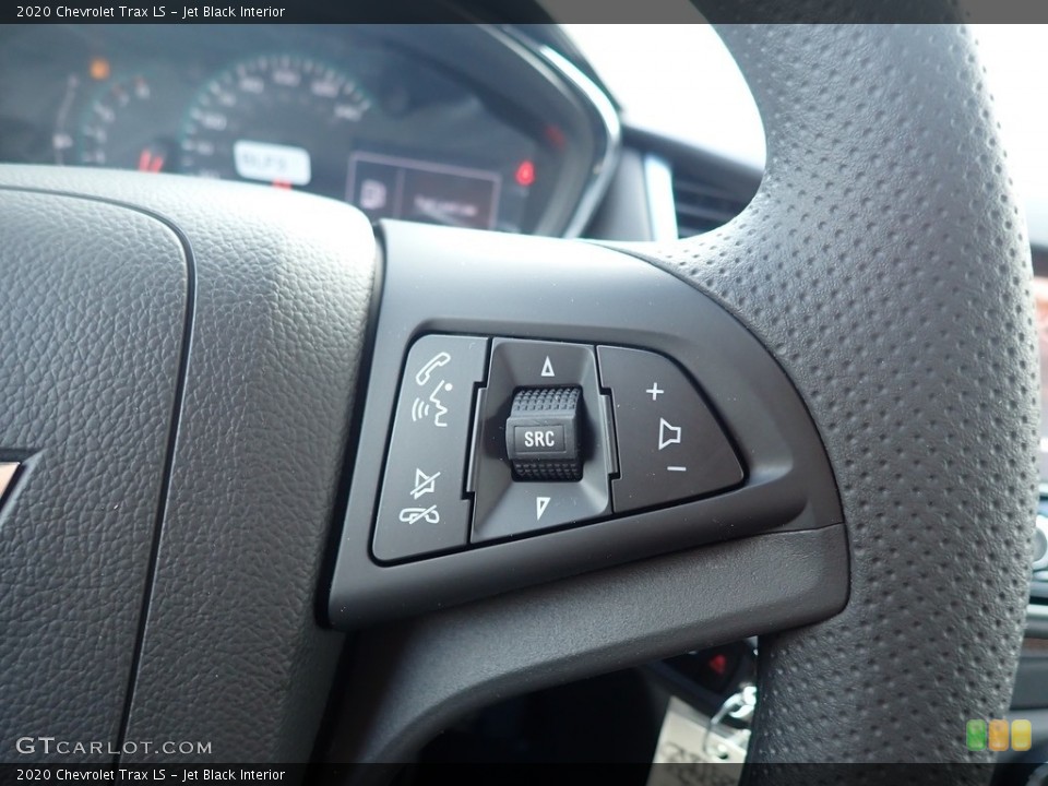 Jet Black Interior Steering Wheel for the 2020 Chevrolet Trax LS #137447795
