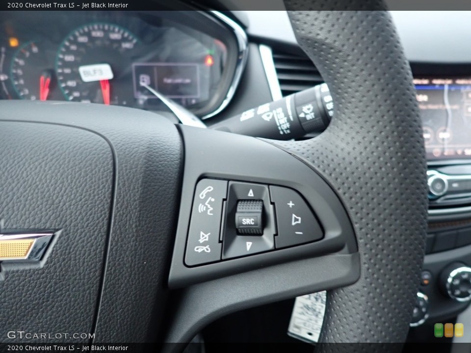 Jet Black Interior Steering Wheel for the 2020 Chevrolet Trax LS #137448788
