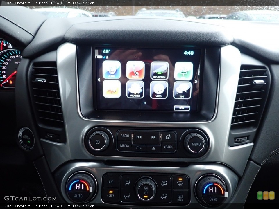 Jet Black Interior Controls for the 2020 Chevrolet Suburban LT 4WD #137449289