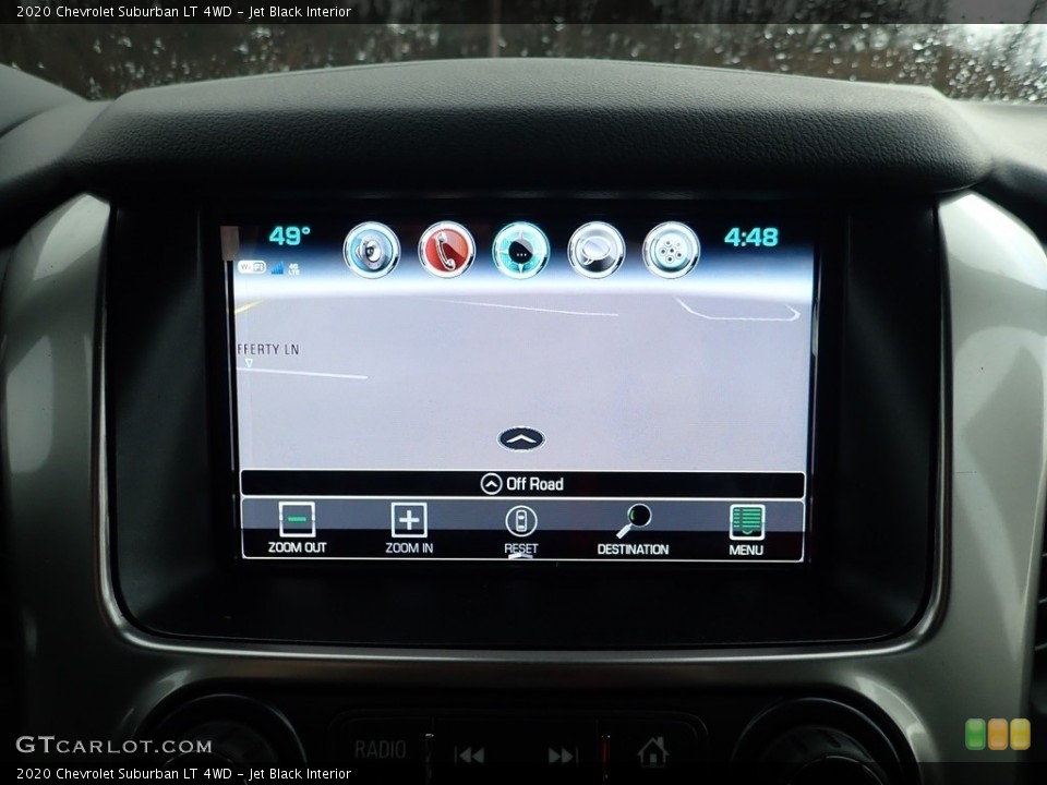 Jet Black Interior Controls for the 2020 Chevrolet Suburban LT 4WD #137449310