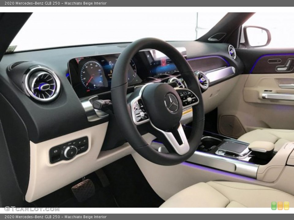 Macchiato Beige Interior Dashboard for the 2020 Mercedes-Benz GLB 250 #137451446