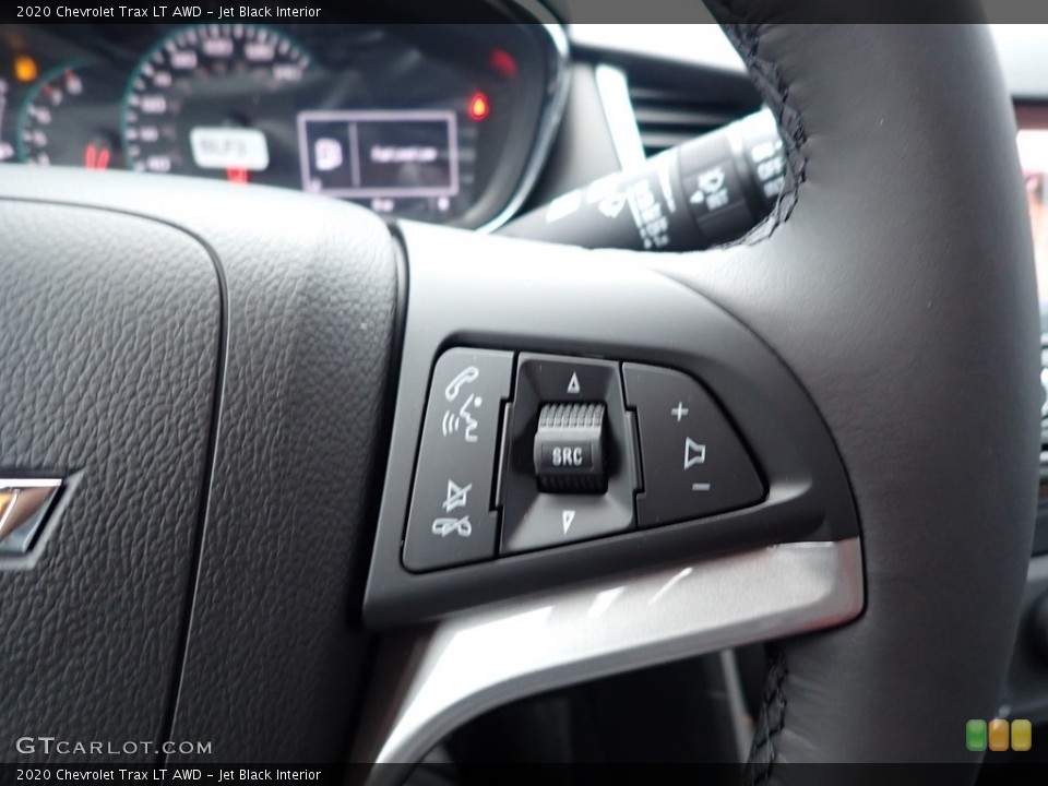 Jet Black Interior Steering Wheel for the 2020 Chevrolet Trax LT AWD #137452463