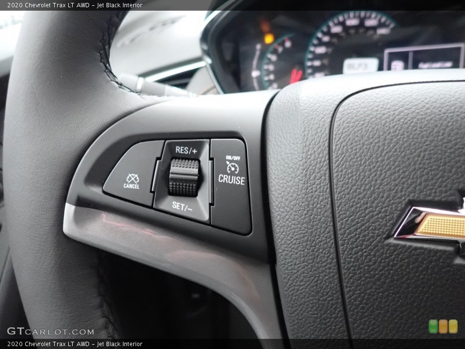 Jet Black Interior Steering Wheel for the 2020 Chevrolet Trax LT AWD #137452484