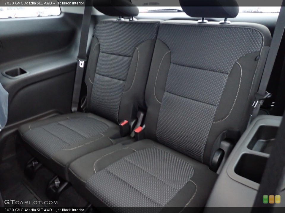 Jet Black Interior Rear Seat for the 2020 GMC Acadia SLE AWD #137452673