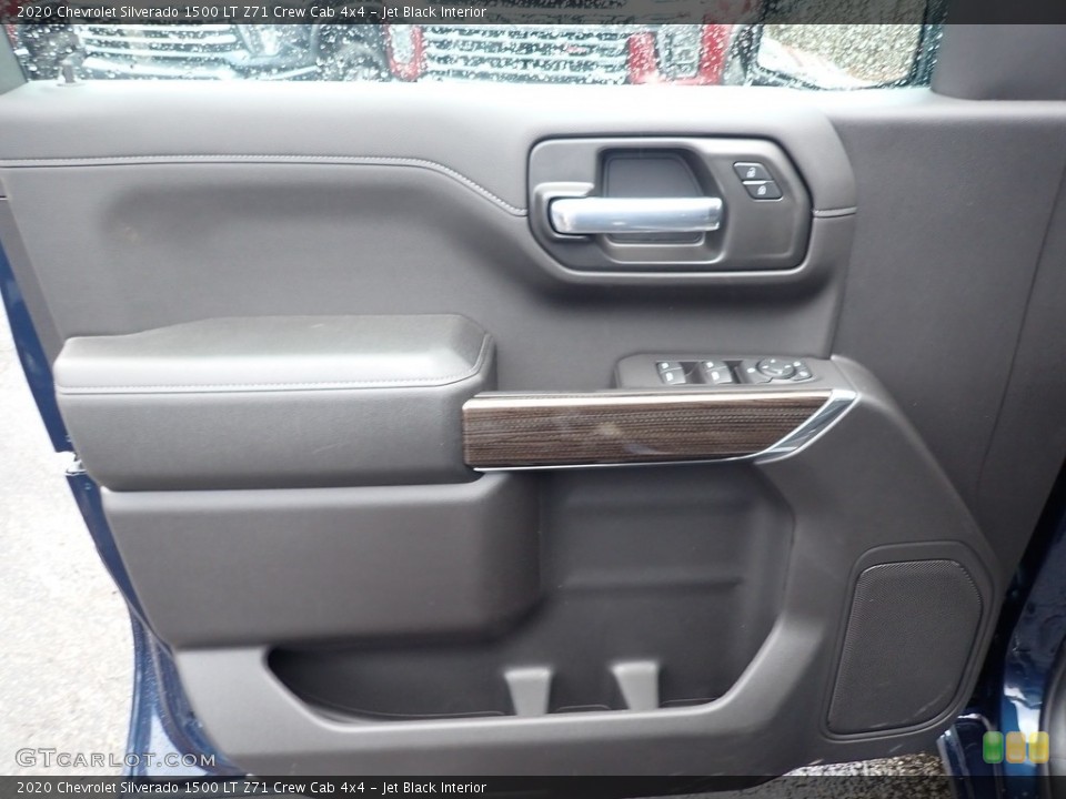 Jet Black Interior Door Panel for the 2020 Chevrolet Silverado 1500 LT Z71 Crew Cab 4x4 #137452808