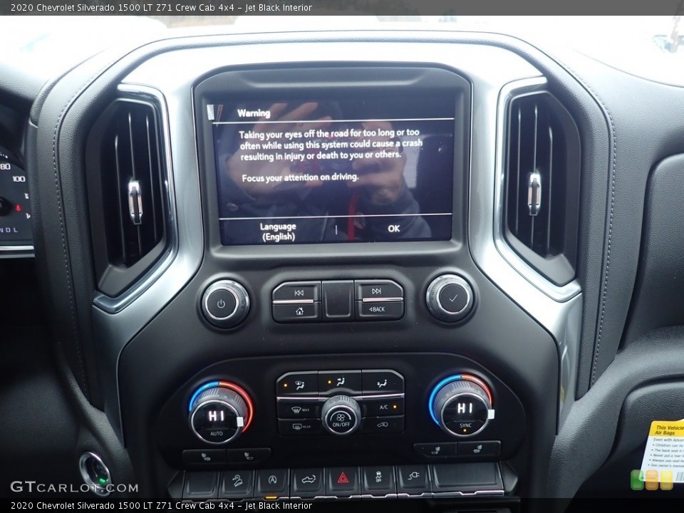 Jet Black Interior Controls for the 2020 Chevrolet Silverado 1500 LT Z71 Crew Cab 4x4 #137452838