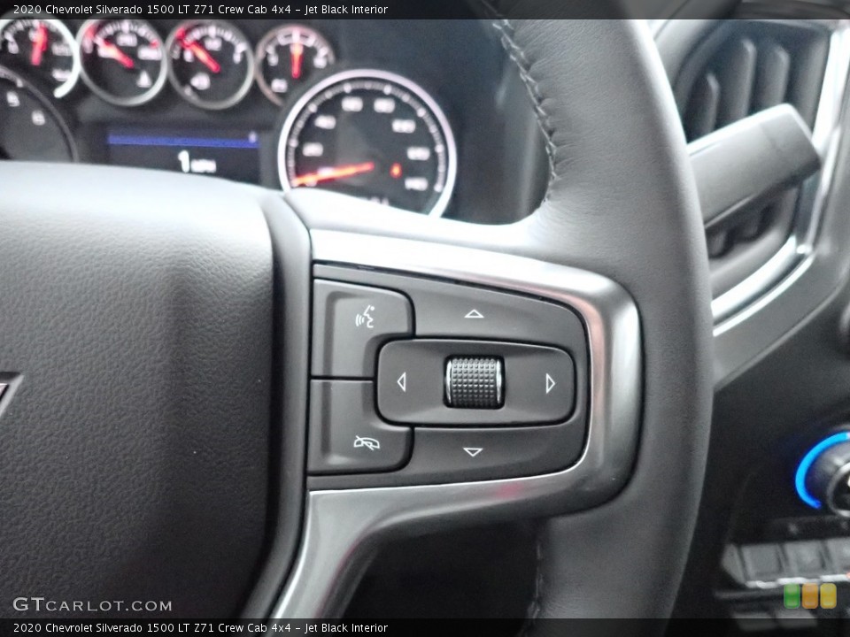 Jet Black Interior Steering Wheel for the 2020 Chevrolet Silverado 1500 LT Z71 Crew Cab 4x4 #137452901
