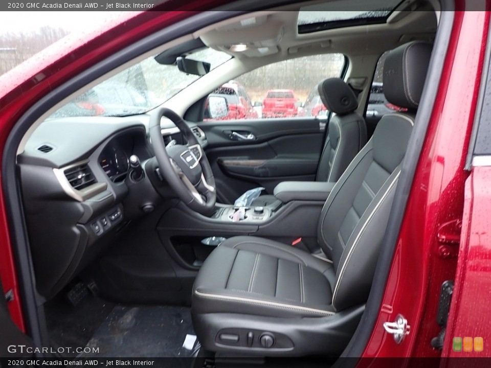 Jet Black Interior Front Seat for the 2020 GMC Acadia Denali AWD #137453054