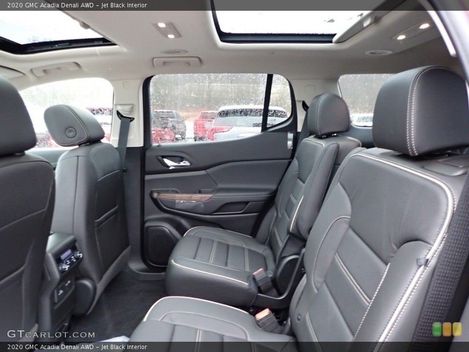 Jet Black Interior Rear Seat for the 2020 GMC Acadia Denali AWD #137453072
