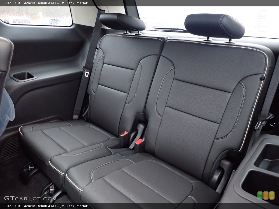 Jet Black Interior Rear Seat for the 2020 GMC Acadia Denali AWD #137453093