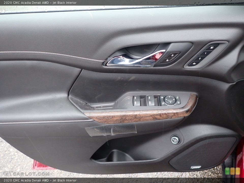 Jet Black Interior Door Panel for the 2020 GMC Acadia Denali AWD #137453132