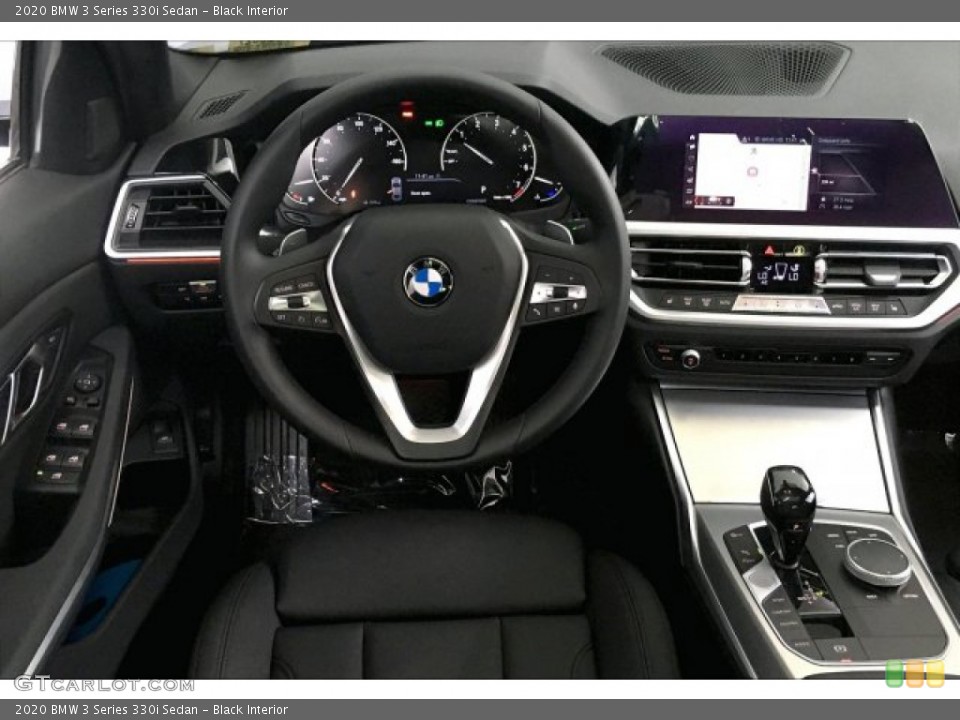 Black Interior Dashboard for the 2020 BMW 3 Series 330i Sedan #137453630