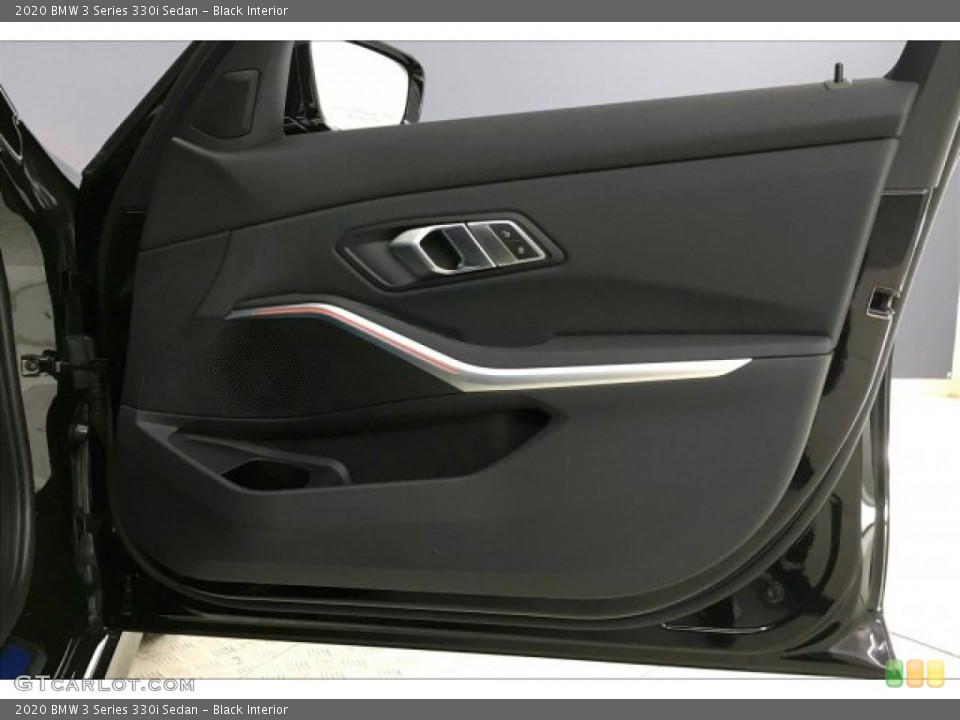 Black Interior Door Panel for the 2020 BMW 3 Series 330i Sedan #137453876