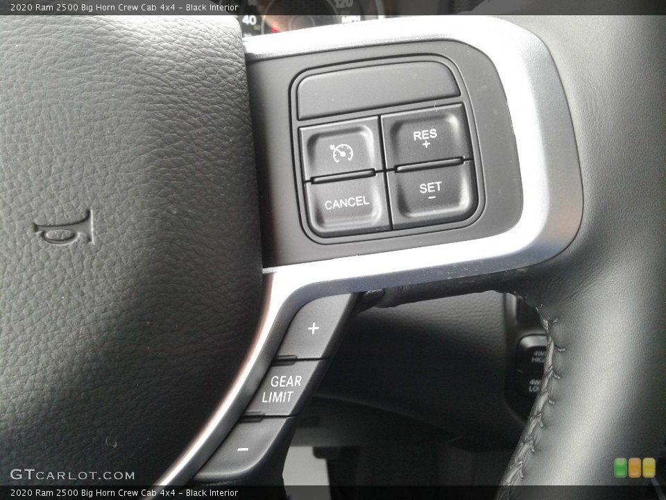 Black Interior Steering Wheel for the 2020 Ram 2500 Big Horn Crew Cab 4x4 #137460975