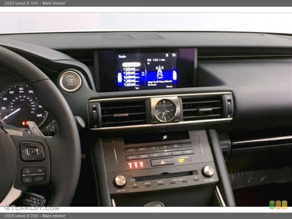 Black Interior Controls for the 2020 Lexus IS 300 #137465385