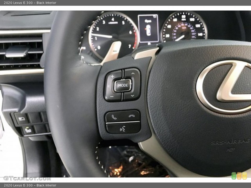 Black Interior Steering Wheel for the 2020 Lexus IS 300 #137465556