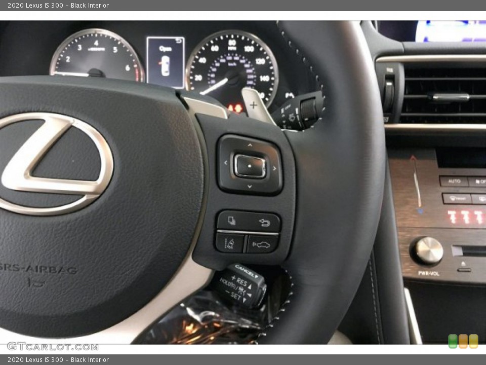 Black Interior Steering Wheel for the 2020 Lexus IS 300 #137465571