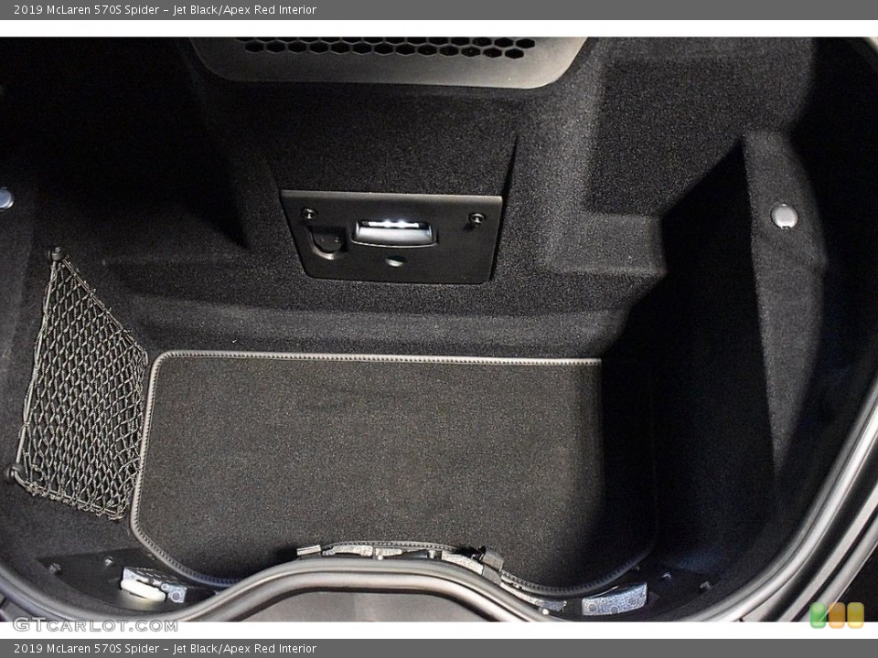 Jet Black/Apex Red Interior Trunk for the 2019 McLaren 570S Spider #137466360