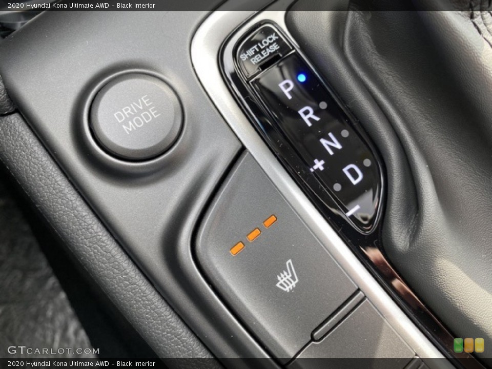 Black Interior Transmission for the 2020 Hyundai Kona Ultimate AWD #137476200