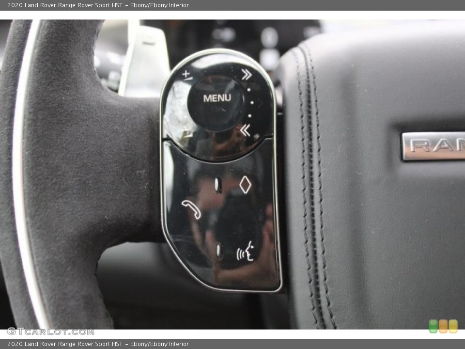 Ebony/Ebony Interior Steering Wheel for the 2020 Land Rover Range Rover Sport HST #137477478