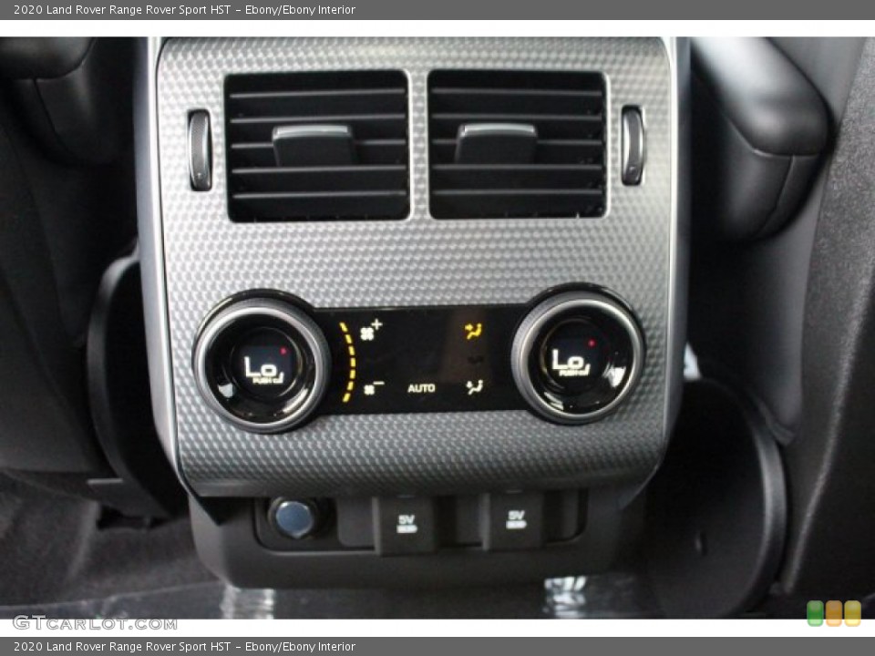 Ebony/Ebony Interior Controls for the 2020 Land Rover Range Rover Sport HST #137477604
