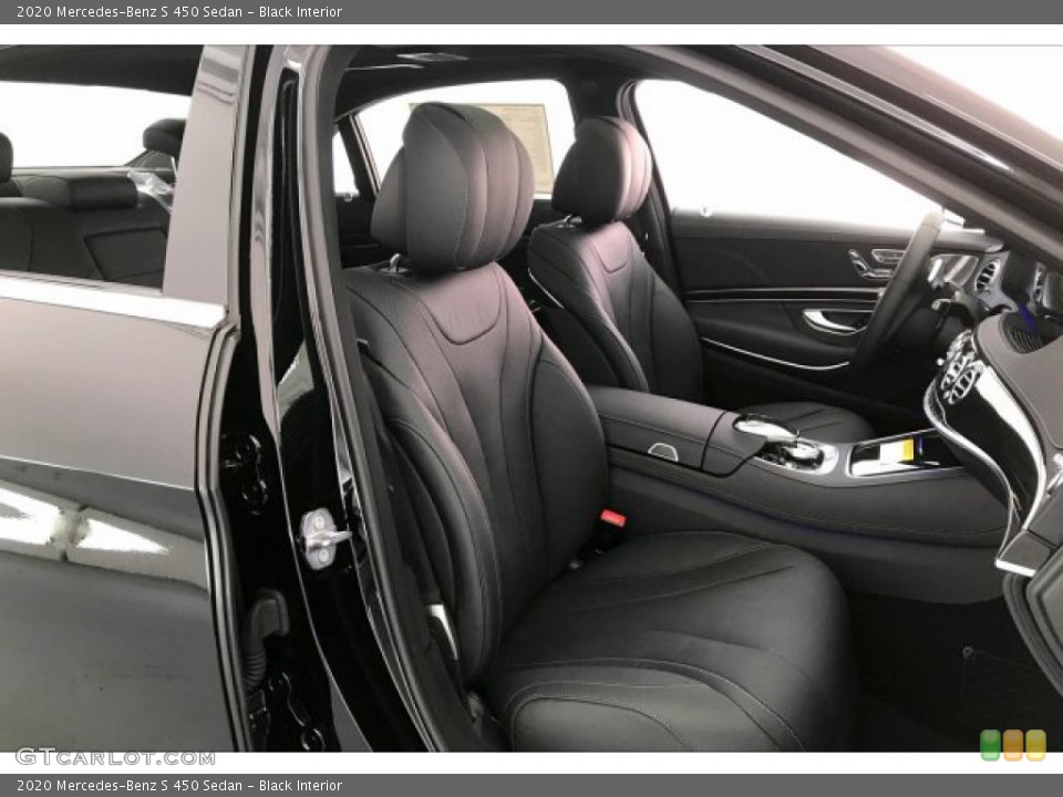 Black Interior Front Seat for the 2020 Mercedes-Benz S 450 Sedan #137486217