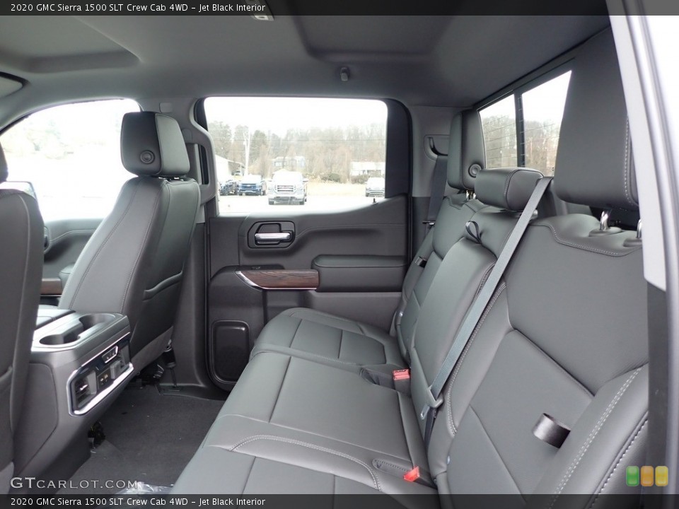 Jet Black Interior Rear Seat for the 2020 GMC Sierra 1500 SLT Crew Cab 4WD #137491280