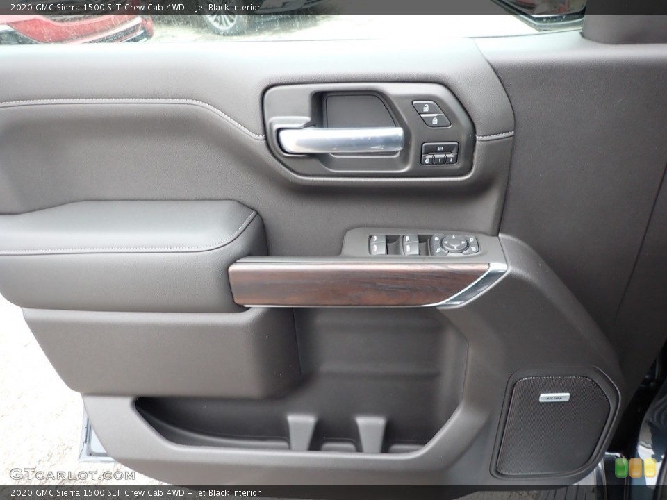 Jet Black Interior Door Panel for the 2020 GMC Sierra 1500 SLT Crew Cab 4WD #137491336