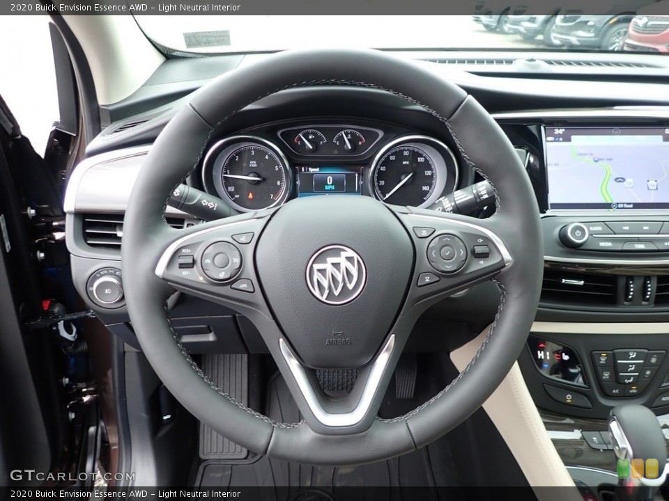Light Neutral Interior Steering Wheel for the 2020 Buick Envision Essence AWD #137493016